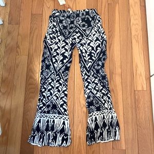Navy and White patterned Raga brand pool pants- never worn!